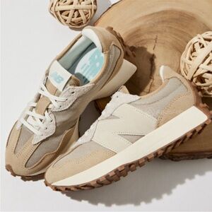 New Balance 327 Unisex Casual Sneakers Shoes mesh Beige Bone